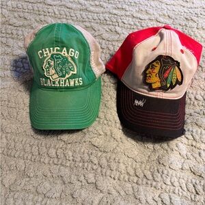 Chicago Blackhawks Hats Bundle Reebok and CCM